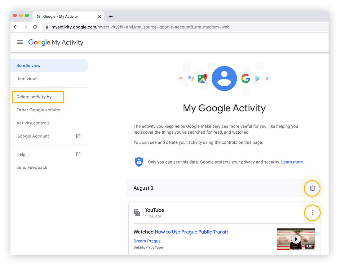 Clear All Search and Browsing History in Any Browser AVG